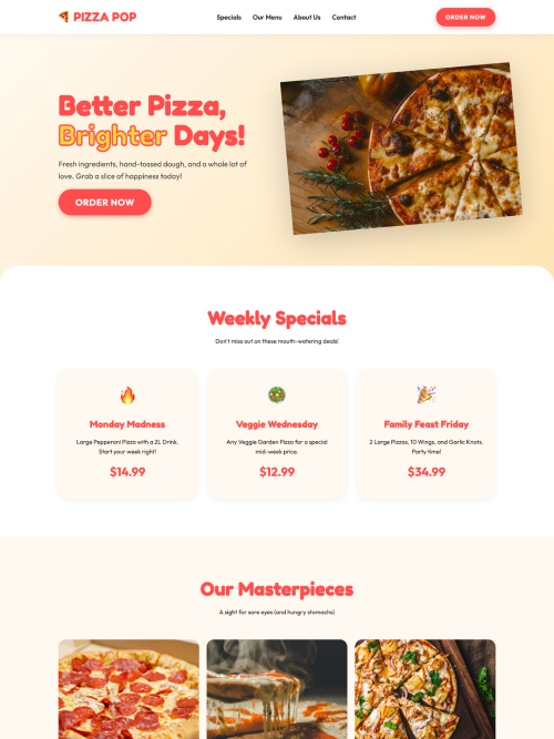 Pizza Palace Template